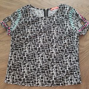Black white top brand new